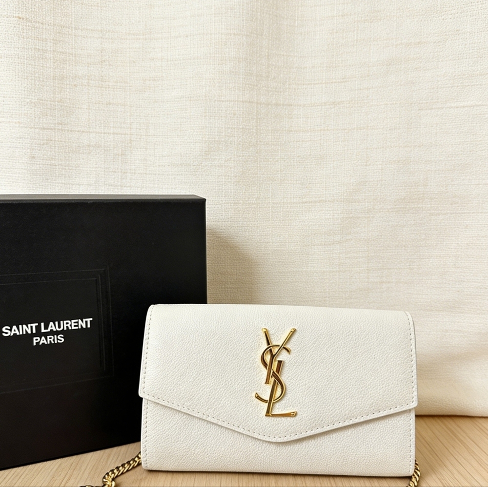 Saint Laurent Envelope Chain Wallet